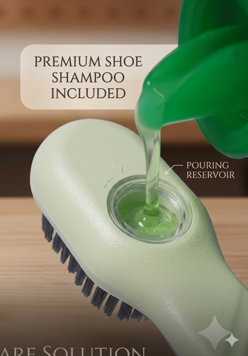 Multifunctional Shoe Polishing Brush